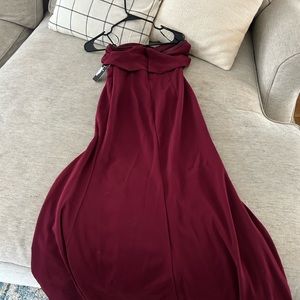 Nordstrom maroon dress size small brand new